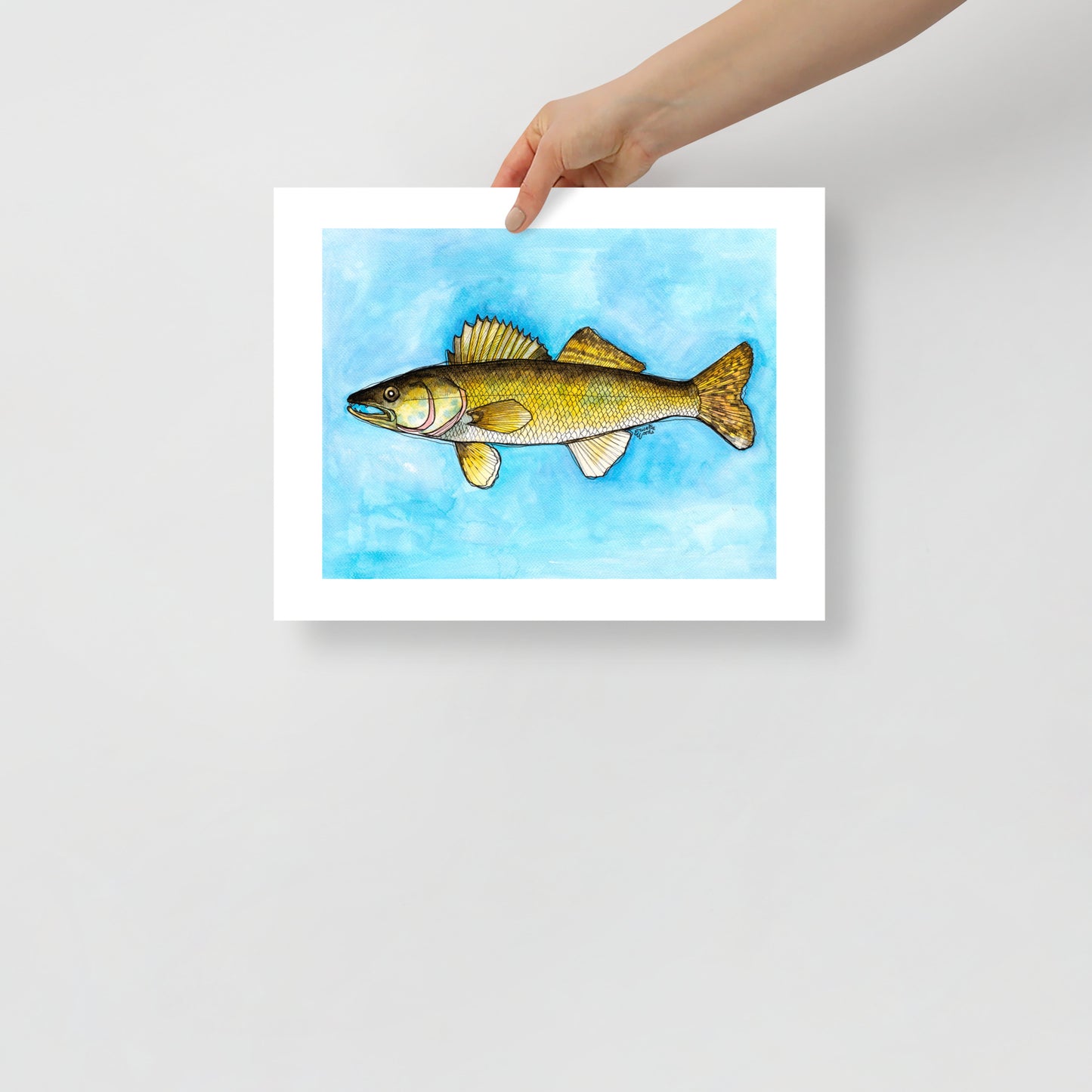 Walleye Matte Poster Print