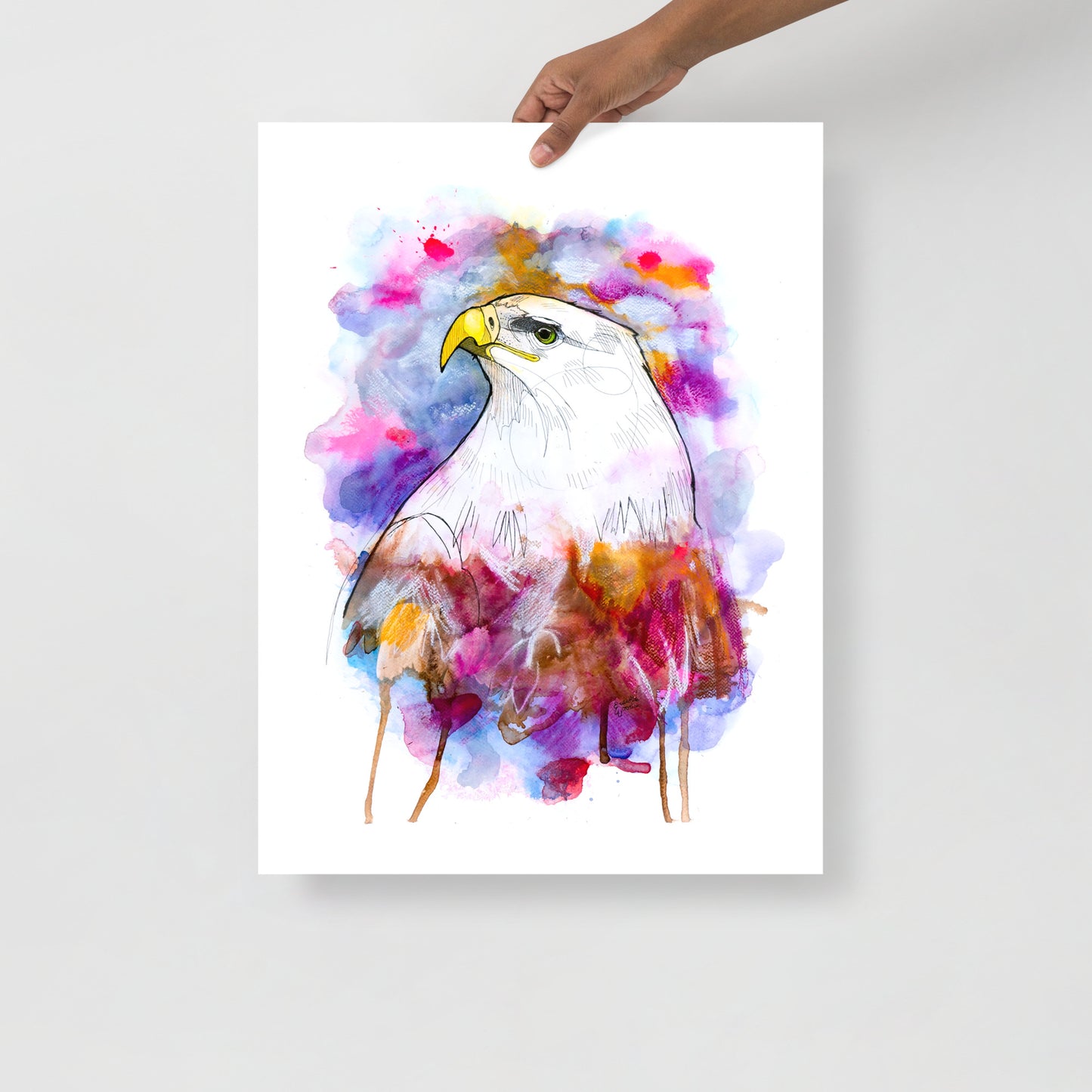 Bowie Eagle Matte Paper Poster Print