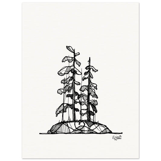 Love Trees Museum Quality Matte Paper Poster