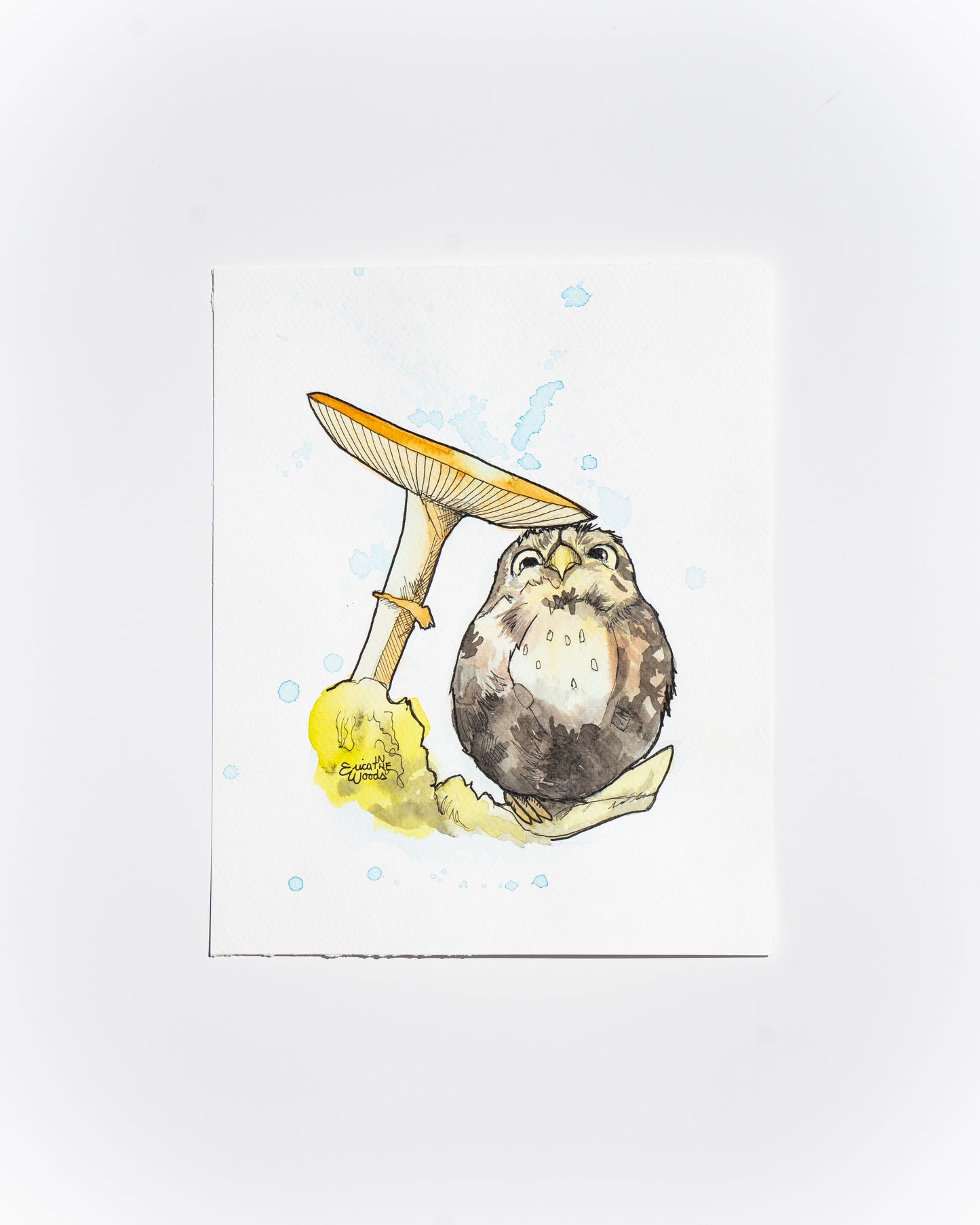 Original Watercolour & Ink Painting – "EGBERT"