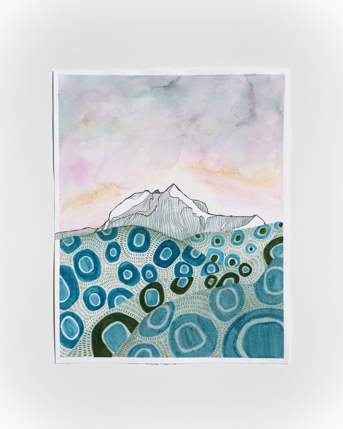 Original Watercolour & Ink Painting – "ATWELL"