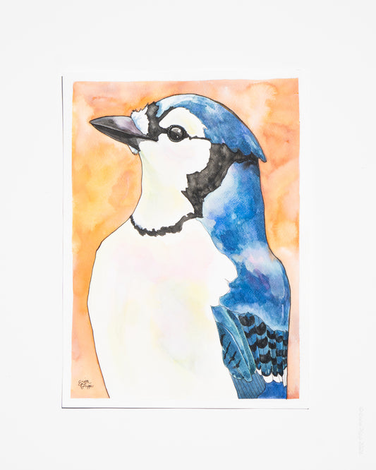 Original Watercolour & Ink Painting – "ERNIE"
