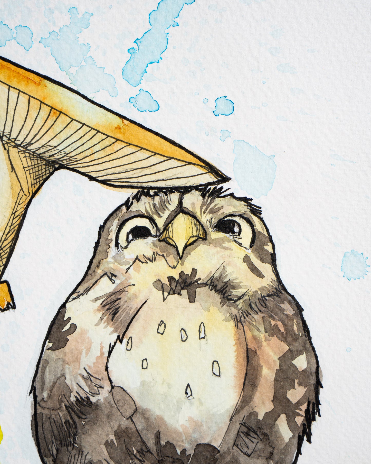 Original Watercolour & Ink Painting – "EGBERT"