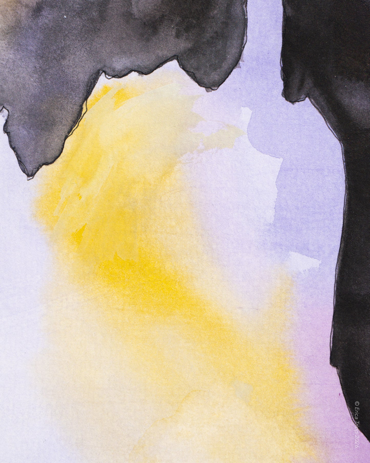 Original Watercolour & Ink Painting – "PERRY"