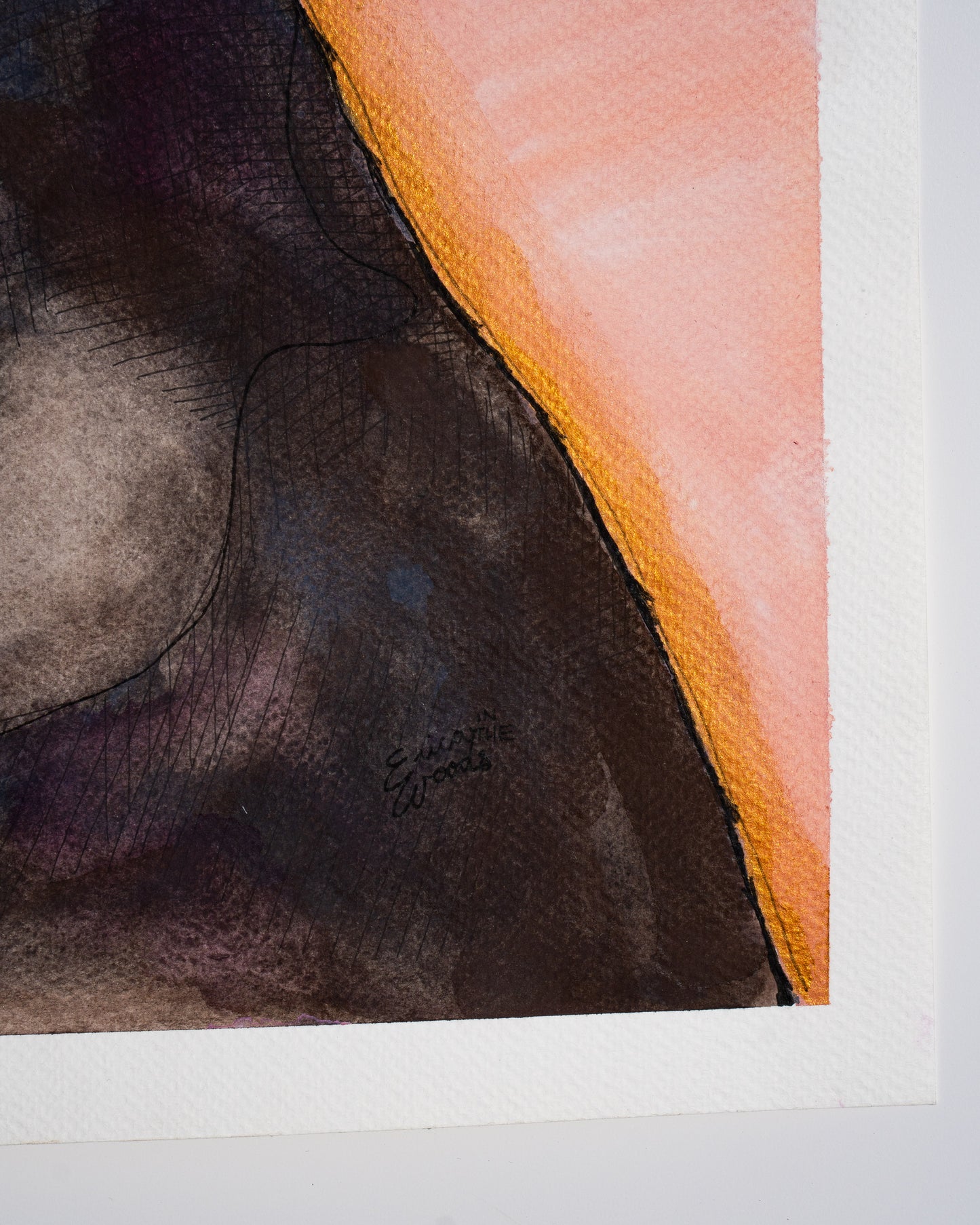 Original Watercolour & Ink Painting – "DELILAH"