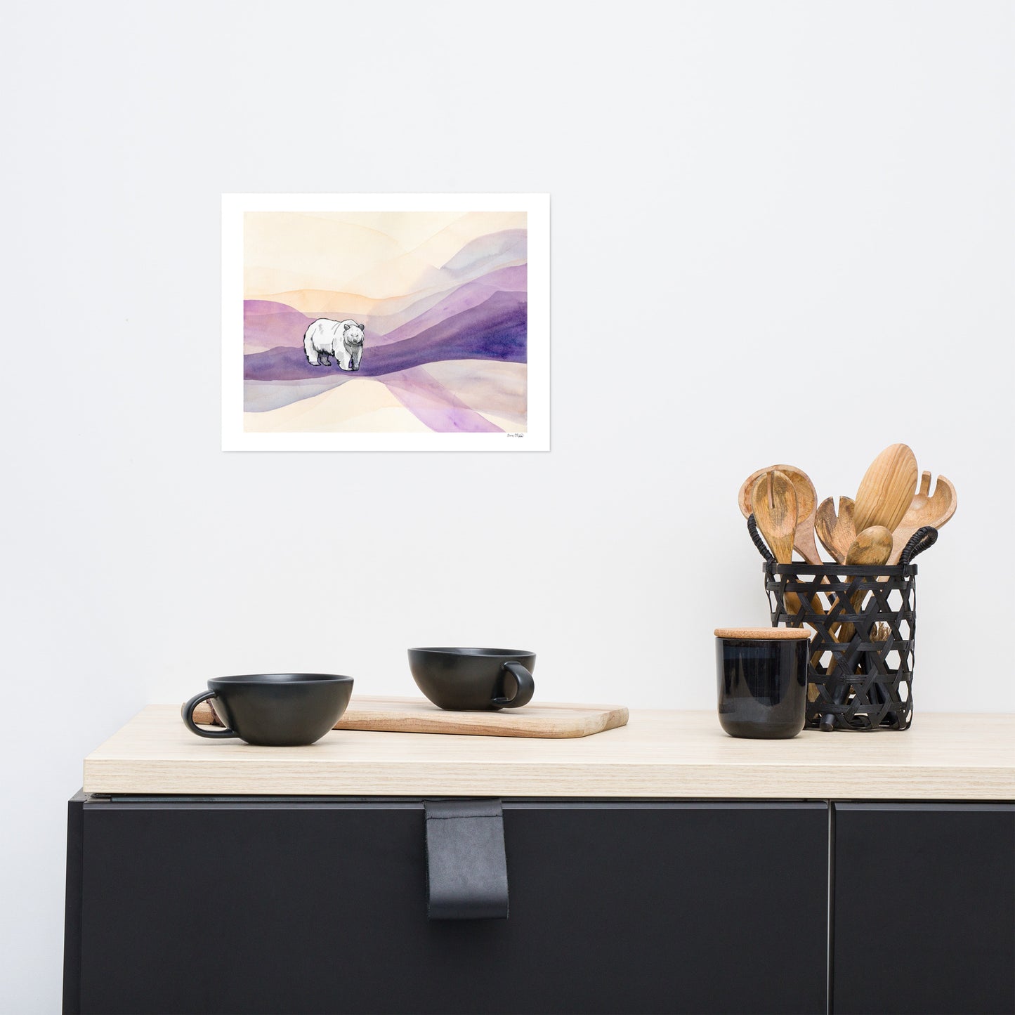 A Walk At Dusk Matte Paper Poster Print