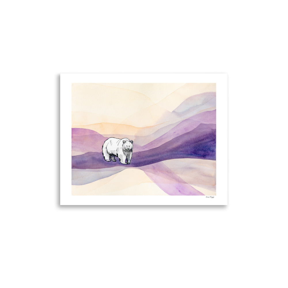 A Walk At Dusk Matte Paper Poster Print