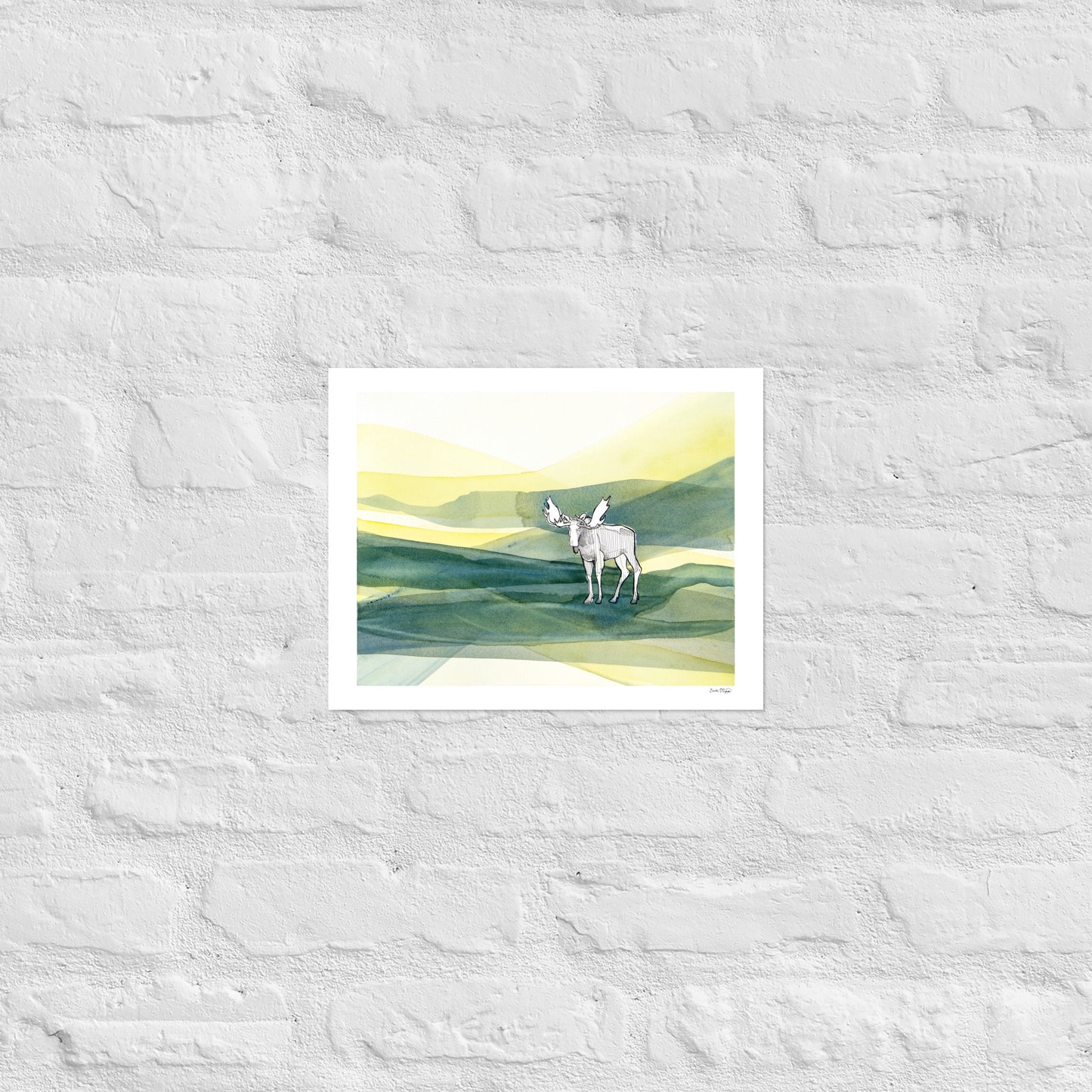 A Drive in the Park Matte Paper Poster Print
