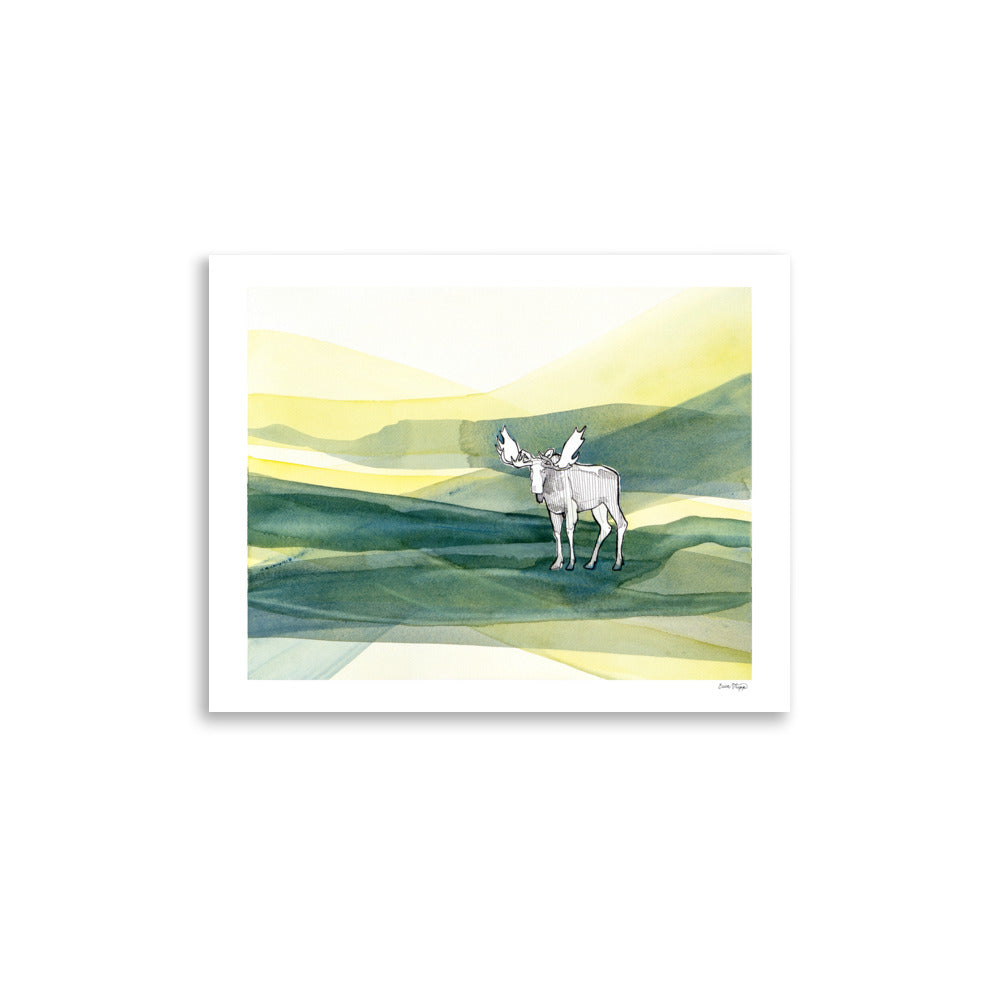 A Drive in the Park Matte Paper Poster Print