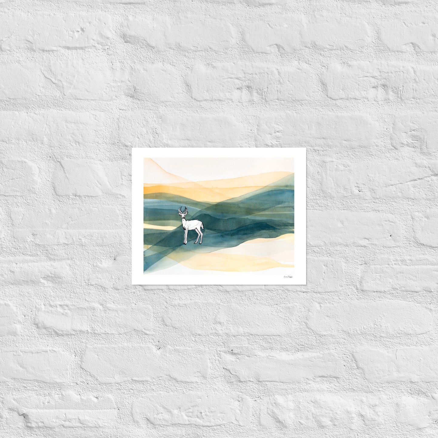 An Afternoon Drive Matte Paper Poster Print