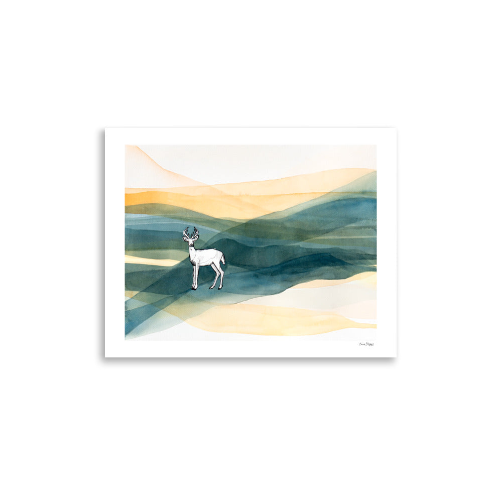 An Afternoon Drive Matte Paper Poster Print
