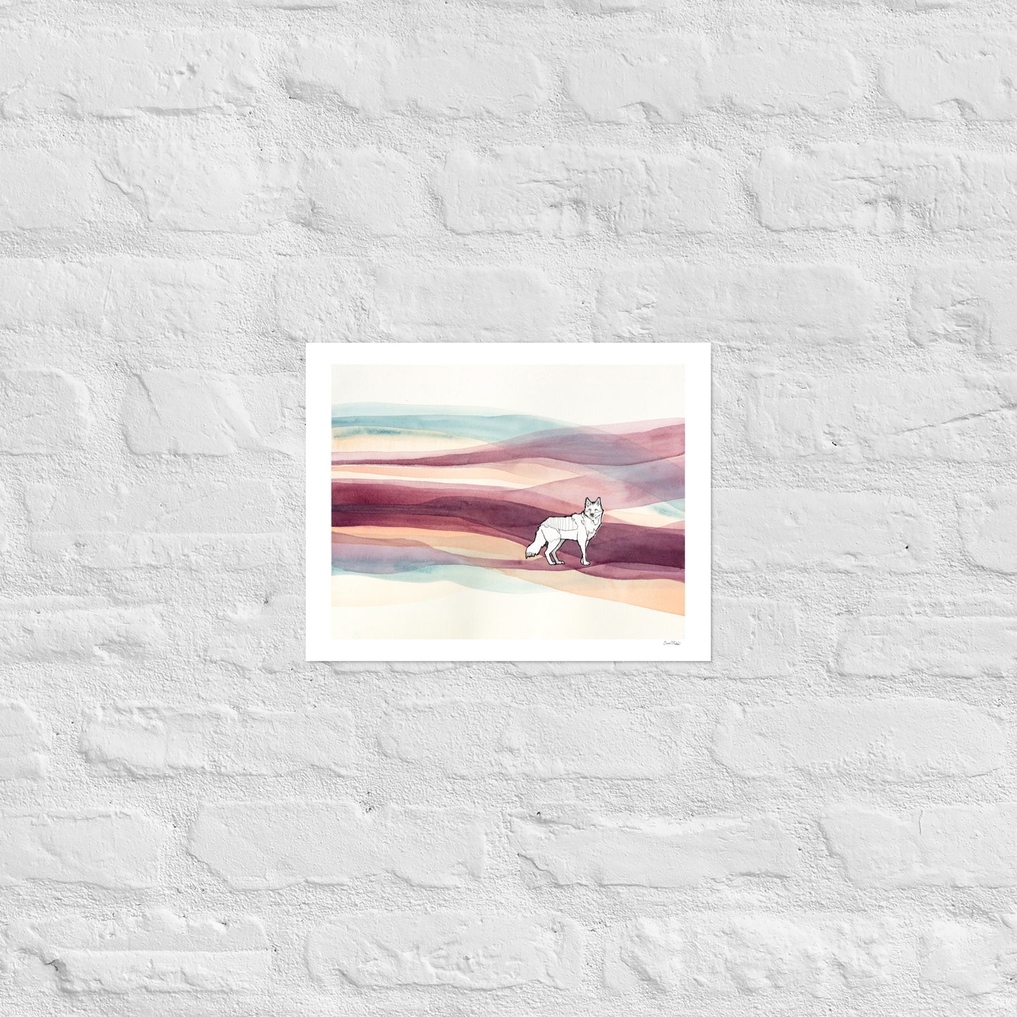 A Morning Hike Matte Paper Poster Print