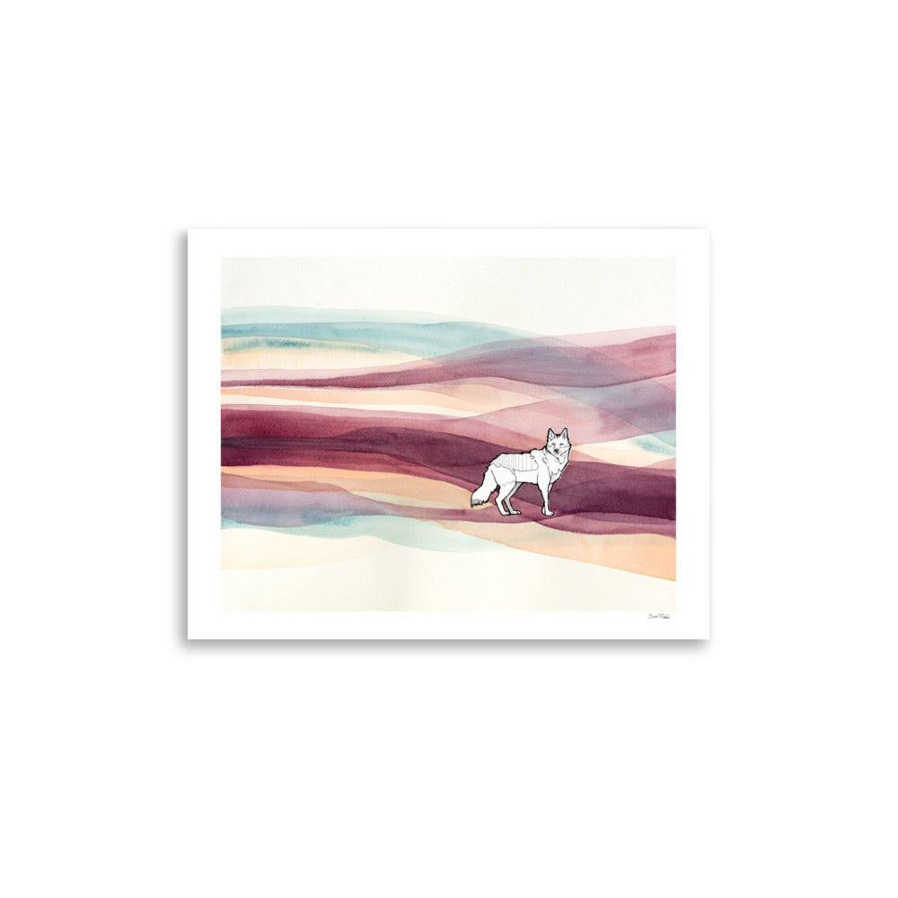 A Morning Hike Matte Paper Poster Print