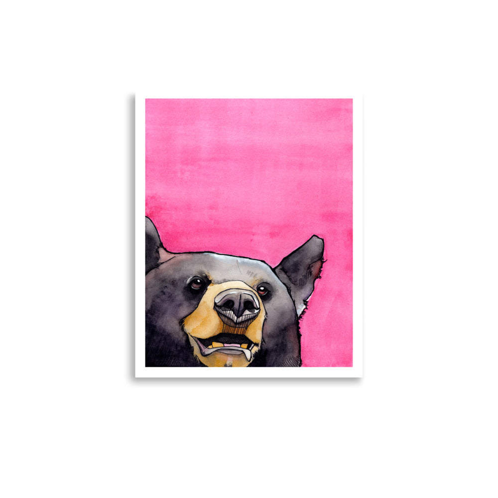 Briar Bear Matte Paper Poster Print