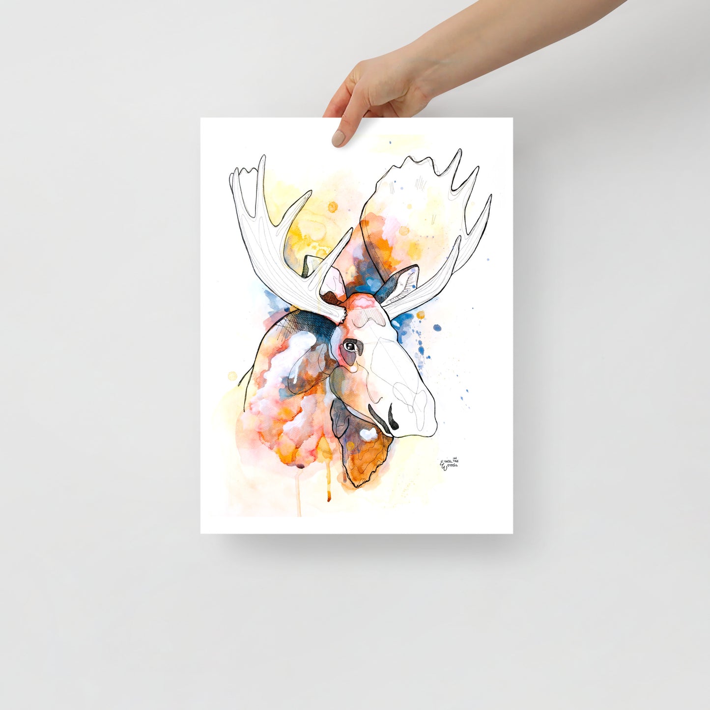 Marcus Moose Matte Paper Poster Print