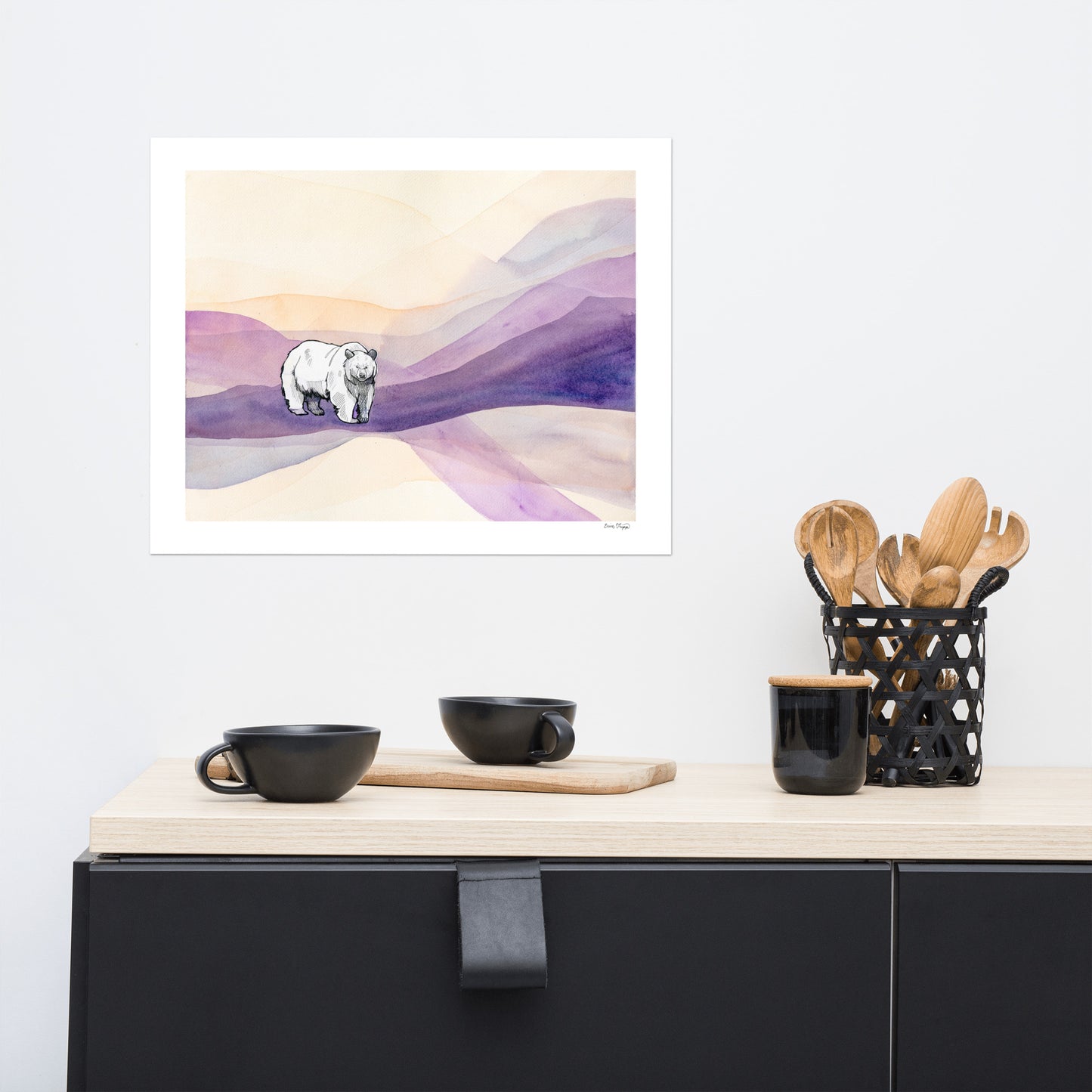 A Walk At Dusk Matte Paper Poster Print