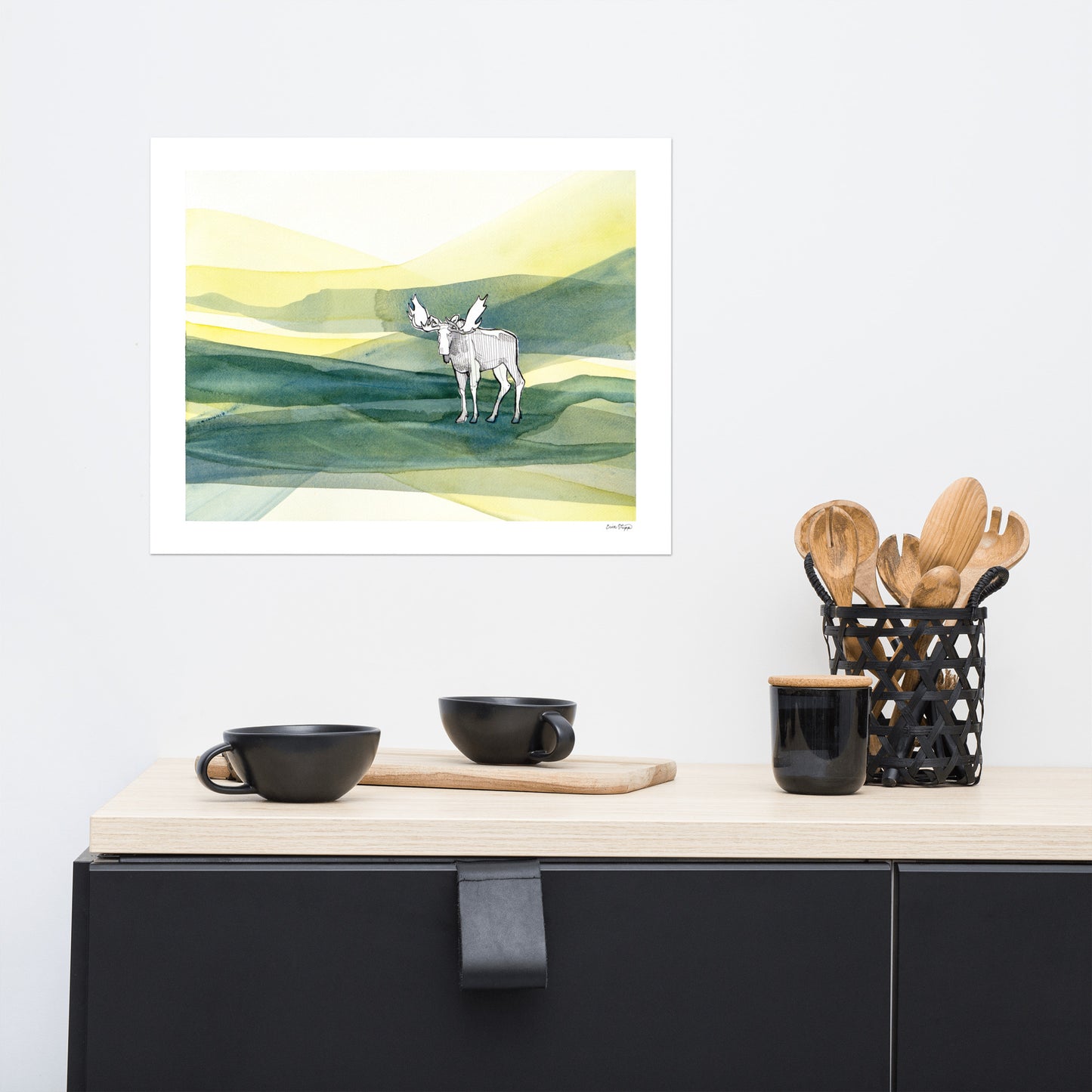 A Drive in the Park Matte Paper Poster Print