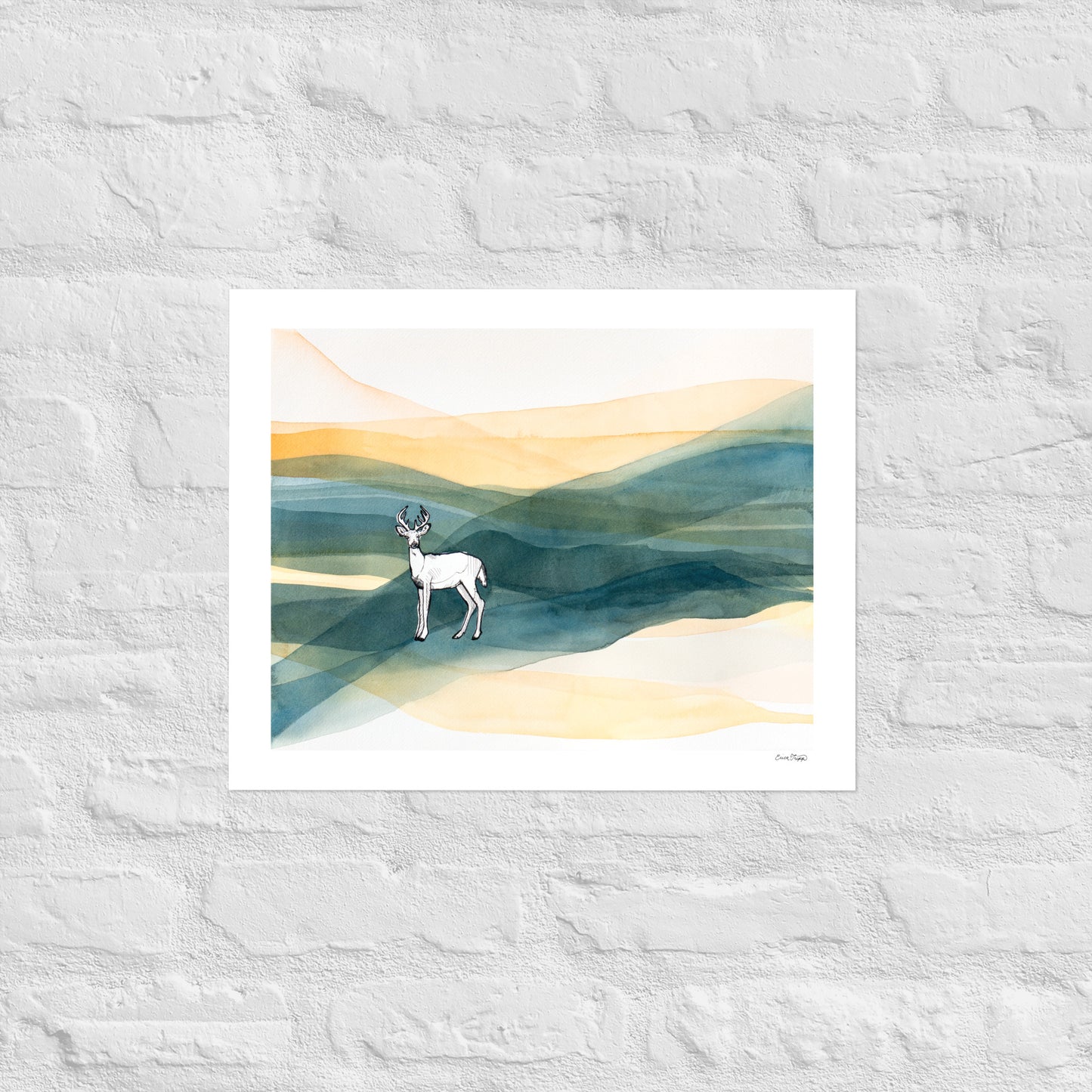 An Afternoon Drive Matte Paper Poster Print