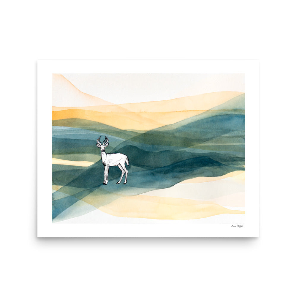 An Afternoon Drive Matte Paper Poster Print