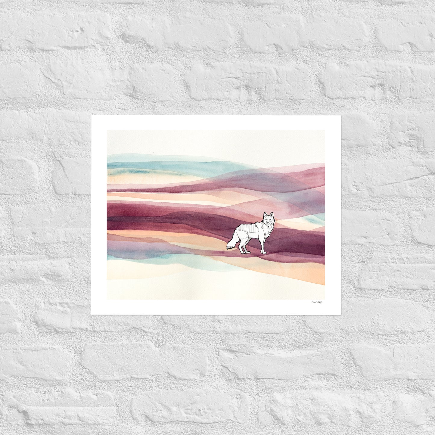 A Morning Hike Matte Paper Poster Print