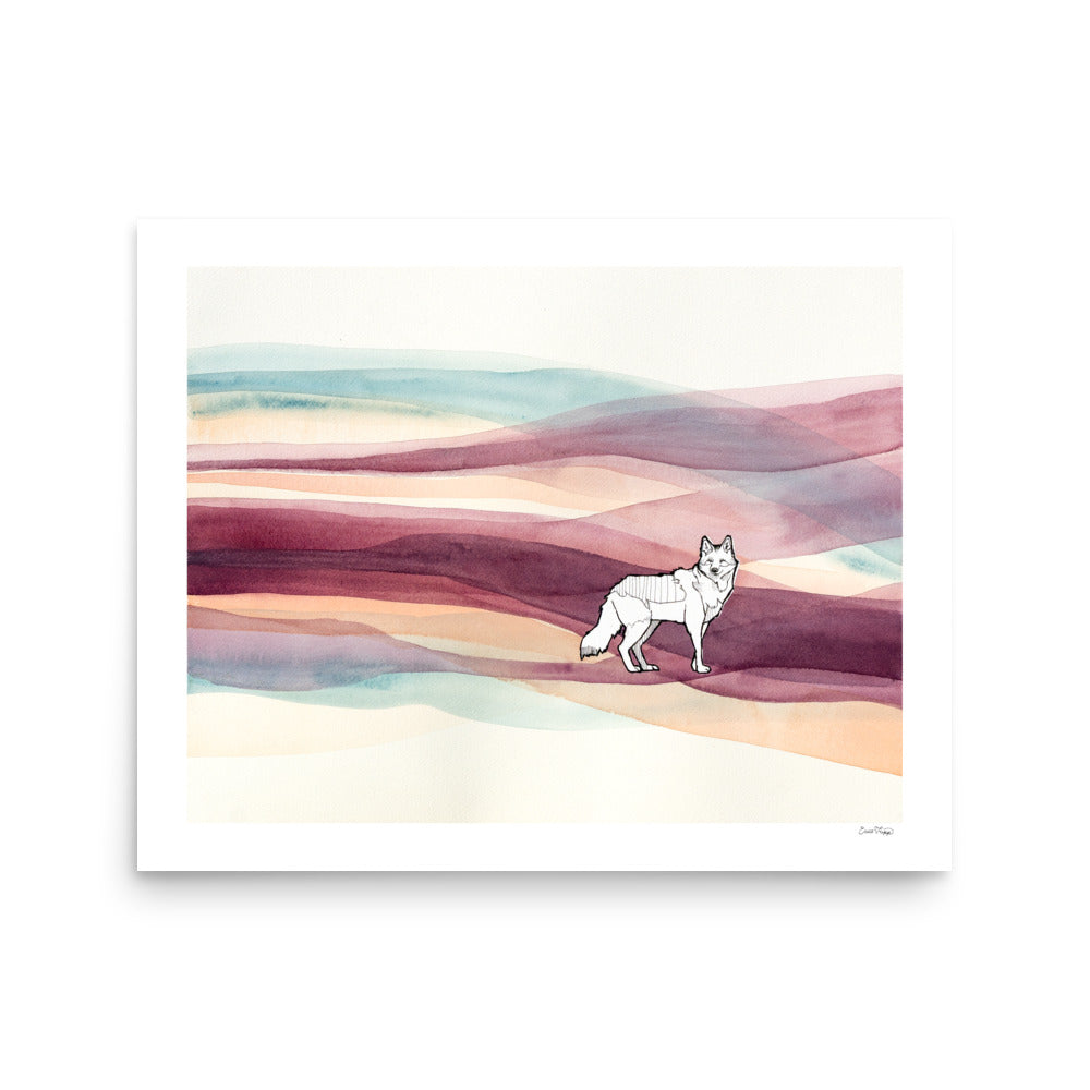 A Morning Hike Matte Paper Poster Print