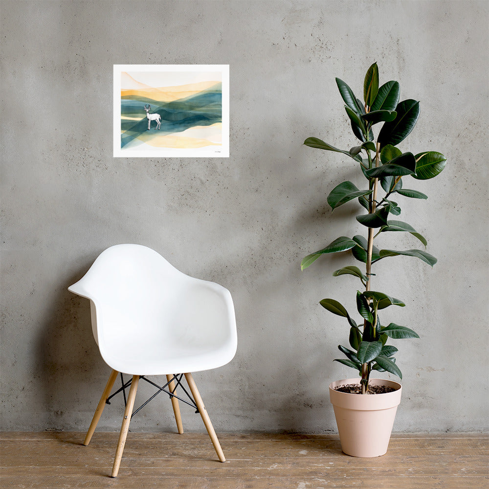 An Afternoon Drive Matte Paper Poster Print
