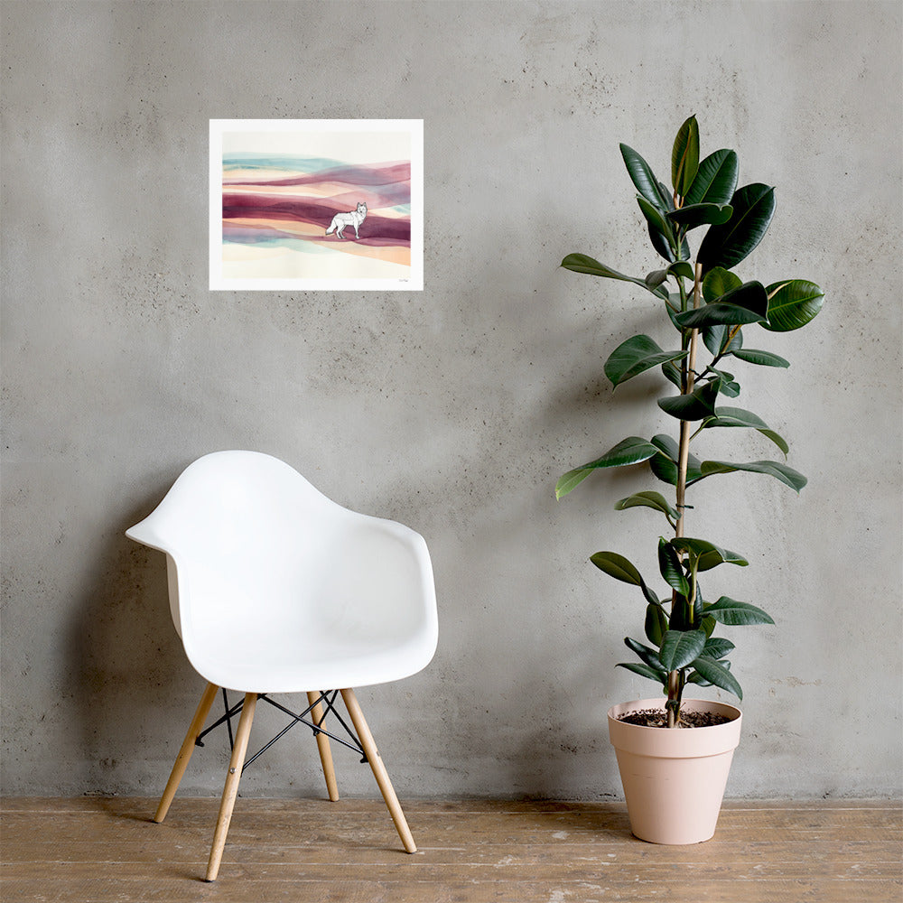 A Morning Hike Matte Paper Poster Print