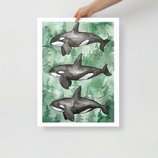 Three Sisters Matte Paper Poster Print