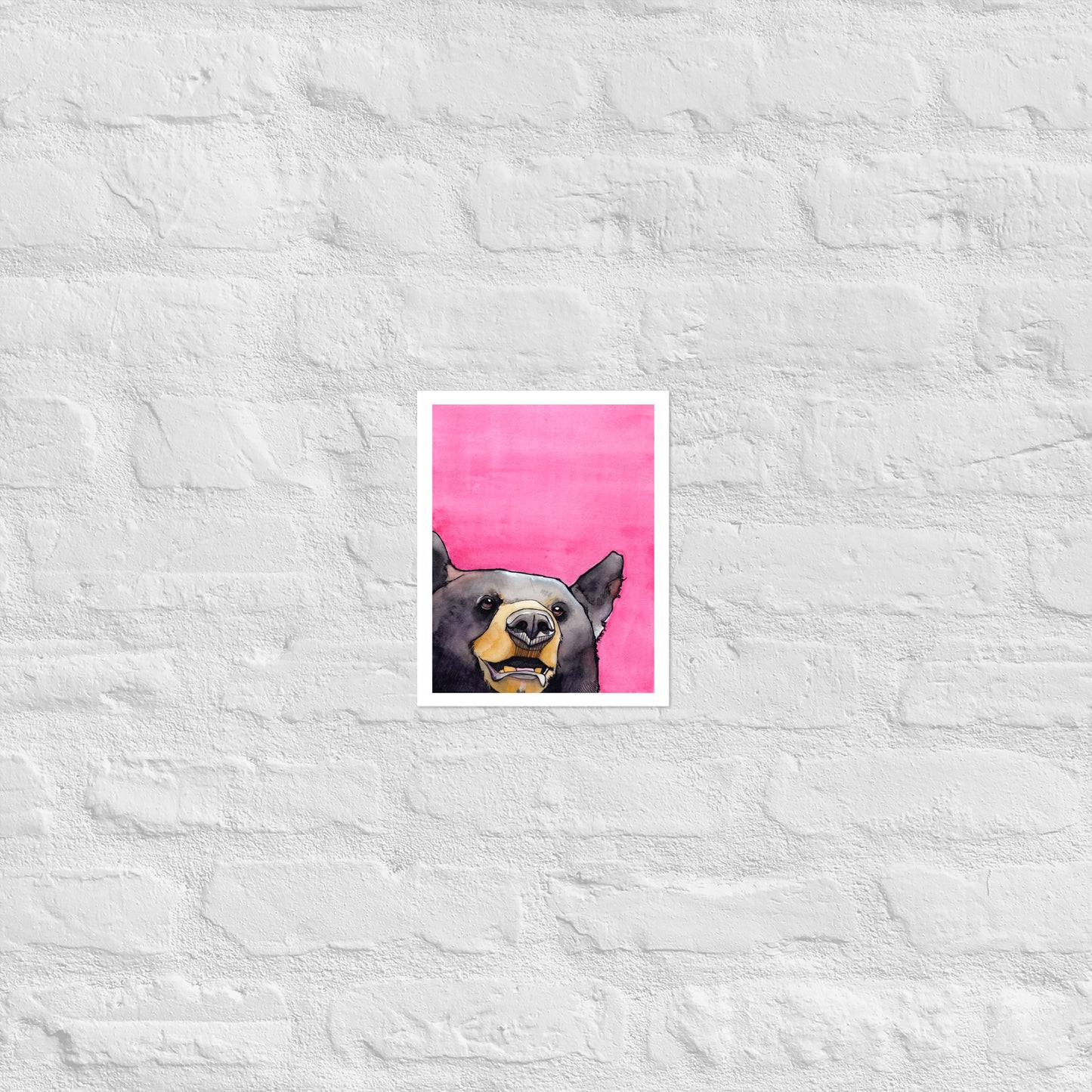 Briar Bear Matte Paper Poster Print
