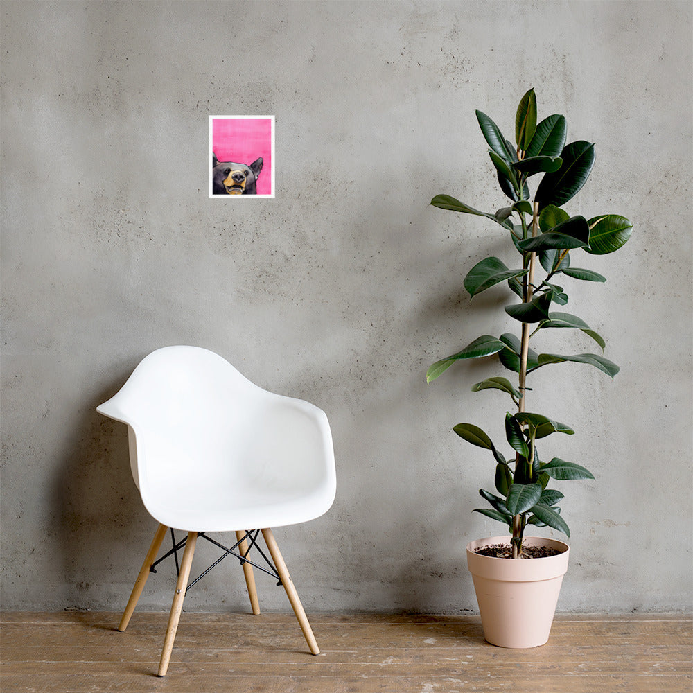 Briar Bear Matte Paper Poster Print